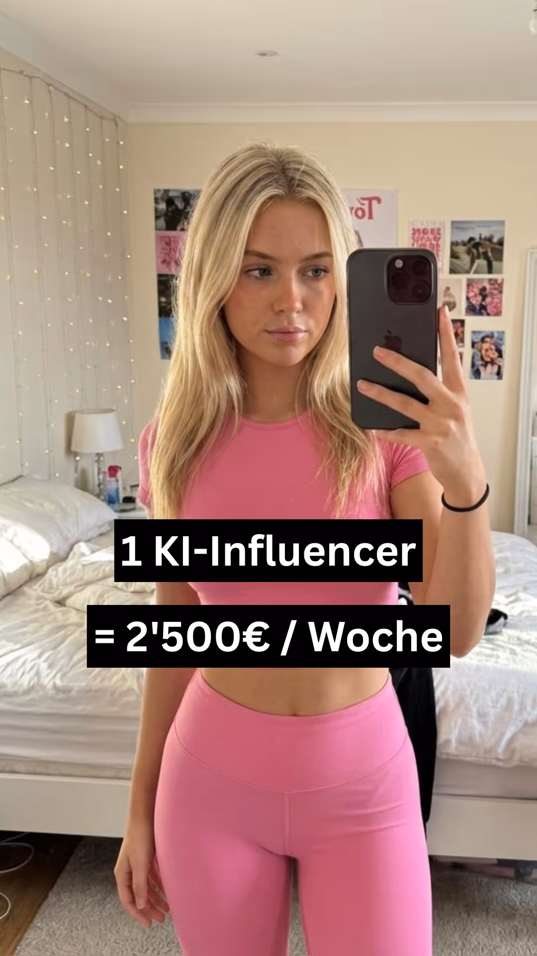 Beispiel-Creative 1 aus dem Partnerbereich des AI Influencer Systems